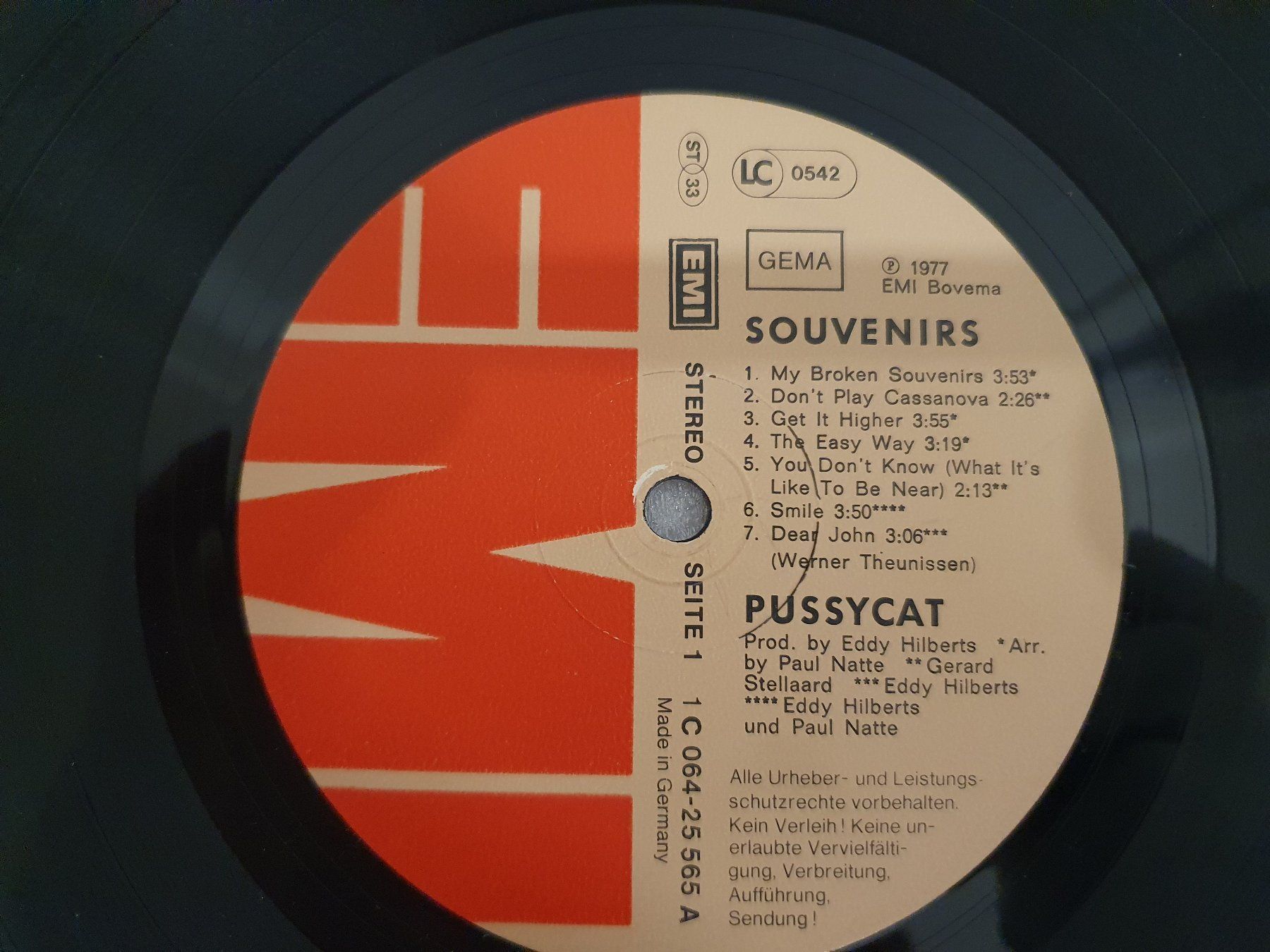 Dischi in vinile: Pussycat  - Souvenirs – Usato da Uster venduto da Vinyl-Leidenschaft 4