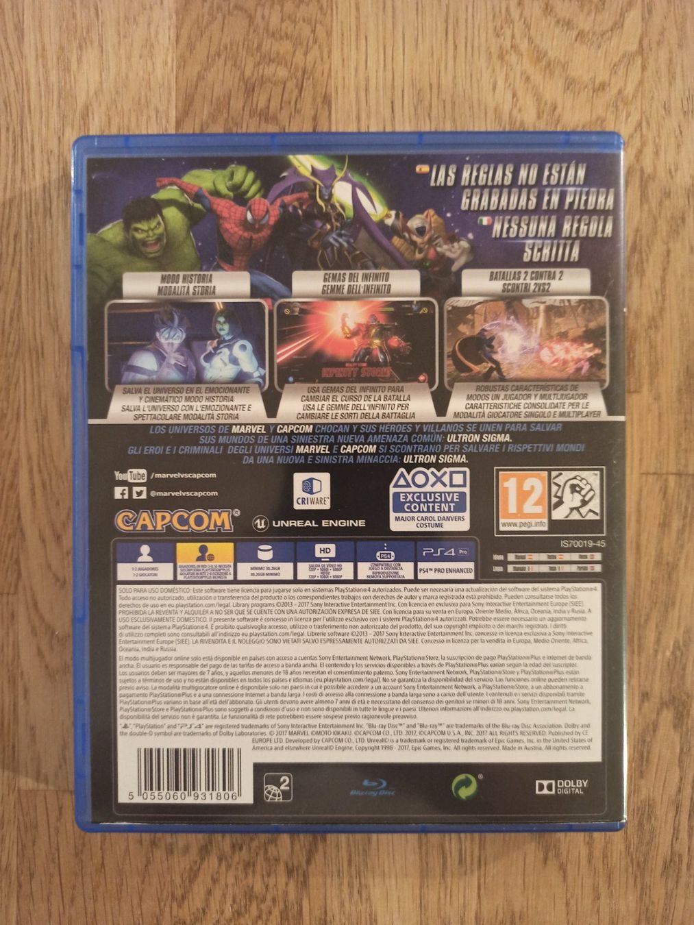 Spiele: Marvel vs Capcom Infinite PS4 / PS5 – Gebraucht aus Oberweningen von mar_87mx 1