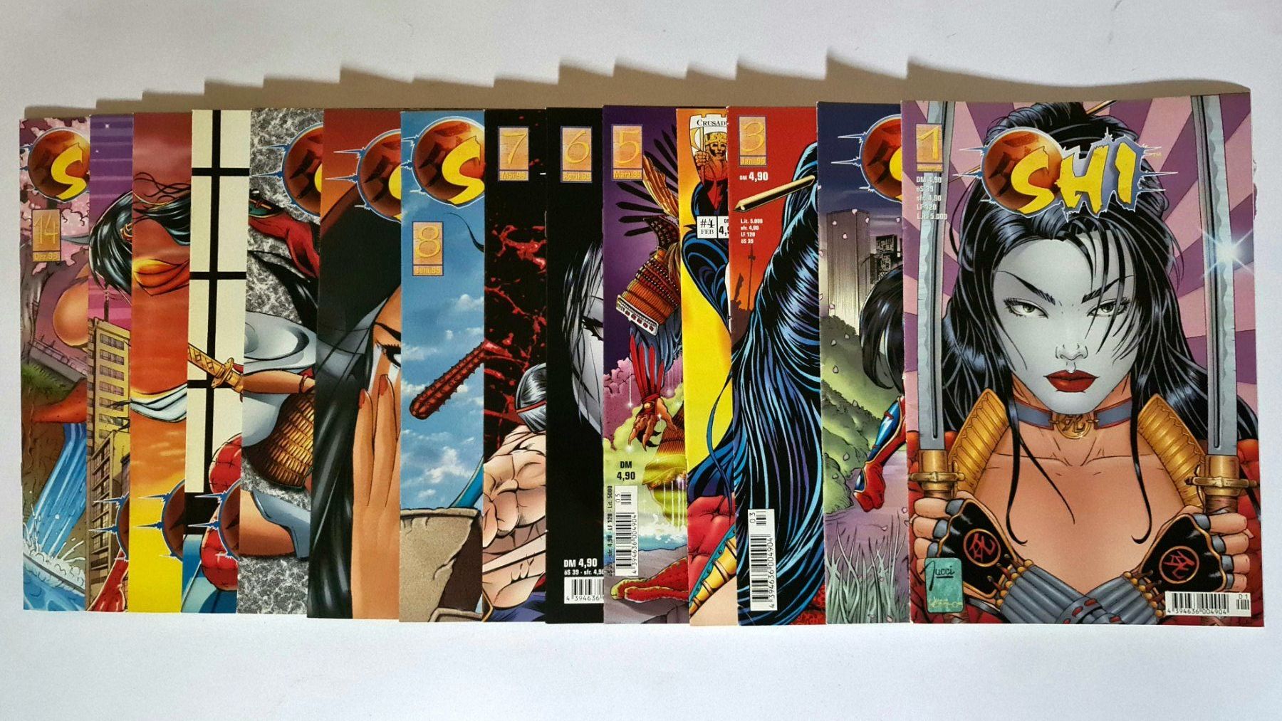 Fumetti: Shi Comic Hefte 1-14, Infinity Verlag – Usato da Aesch BL venduto da pri_fp8t