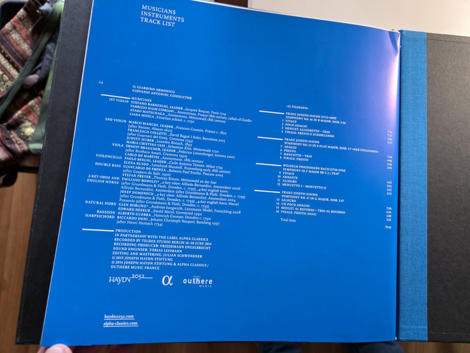 Libri: Haydn 2032 No. 2 Il Filosofo mit CD - limitierte 1. Edition – Usato da Walterswil BE venduto da Lonitti 8