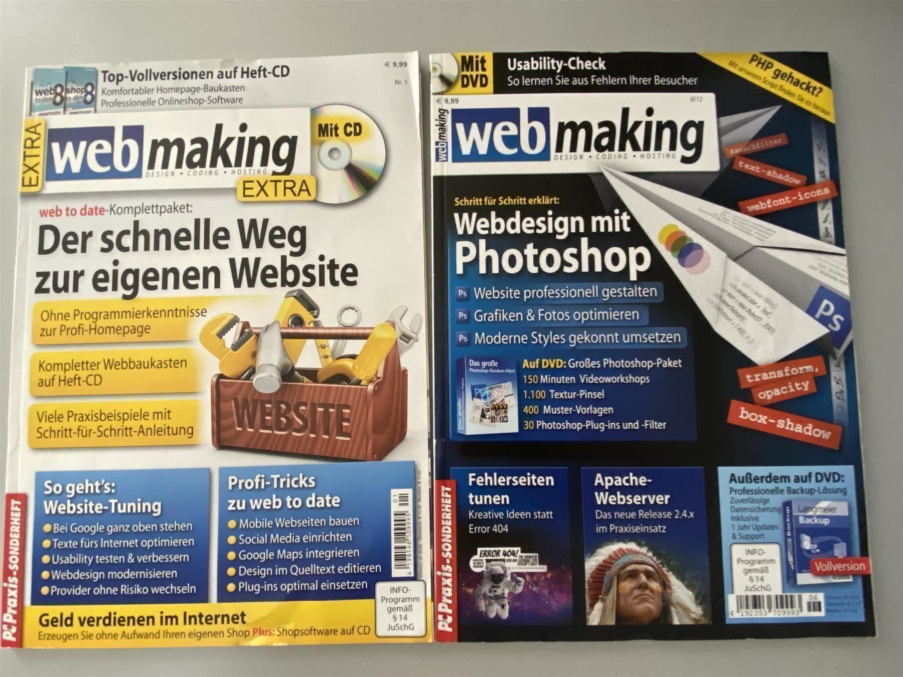 Riviste & Magazine: 8x webmaking Fachmagazine – Usato da Langwiesen venduto da Restposten-24 4