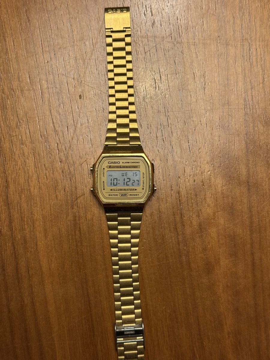 Casio Uhren: Coole Casio A168 Gold Uhr – Gebraucht aus Kriessern von M_Ricardo_20