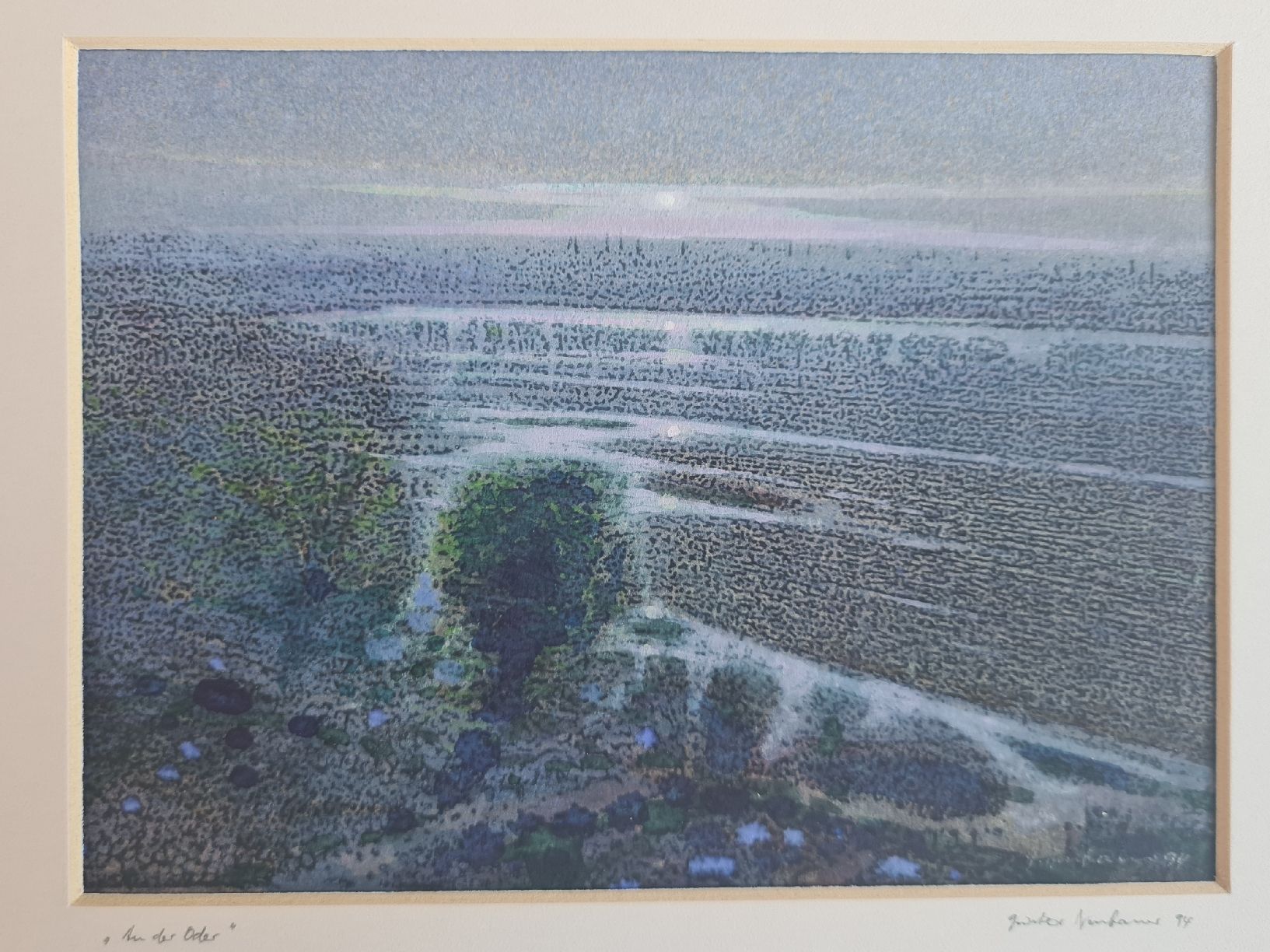 Tableaux: Günter NEUBAUER - An der Oder – D'occasion à Hünibach par sokothu 6