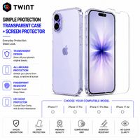 Panzerglas+Silikonhülle für iPhone 17/17 Pro/Pro Max/17 Air