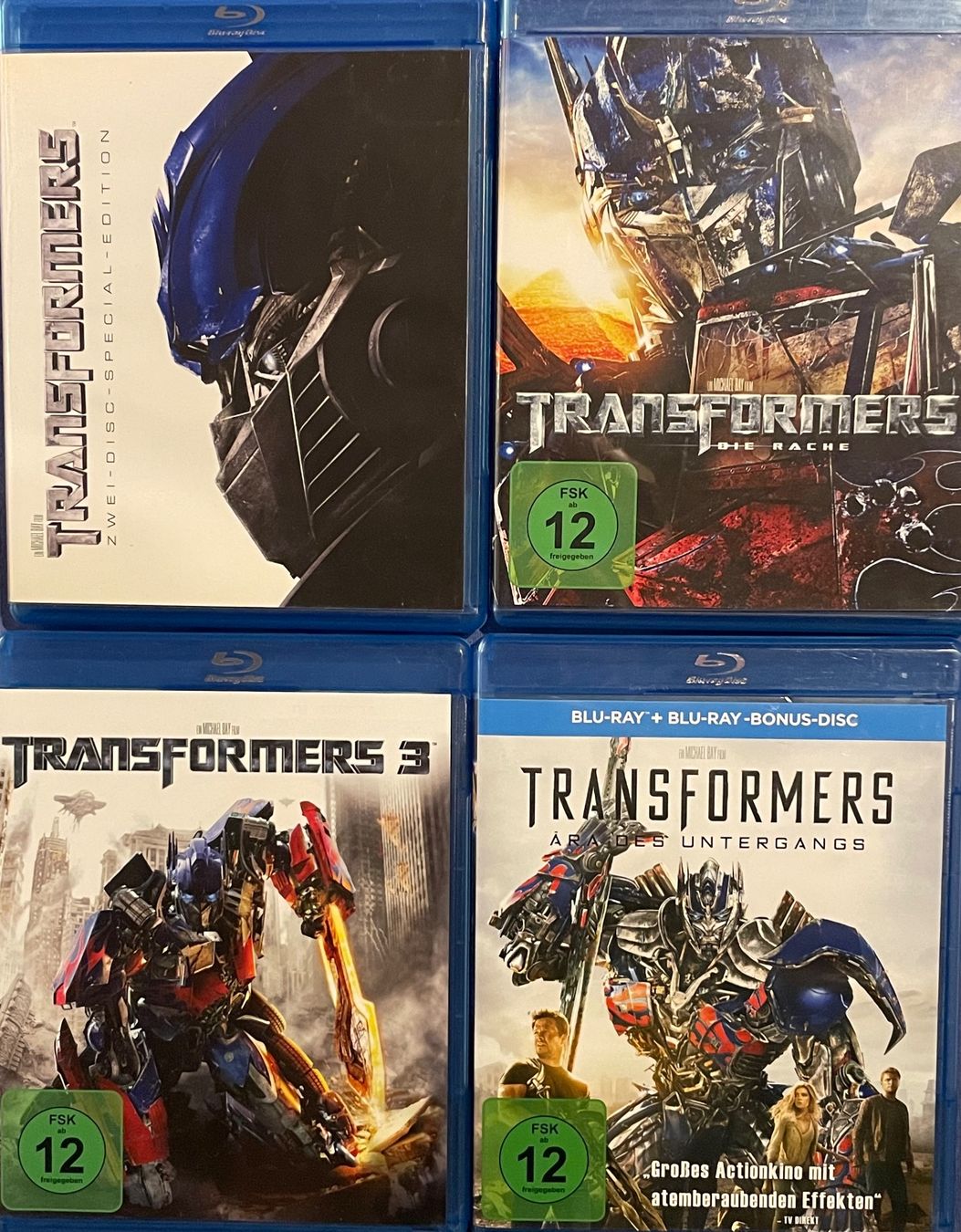 Tutti i DVDs: Transformers 1-4 / 4 - Movie Collection – Usato da Waldenburg venduto da Gonzo8
