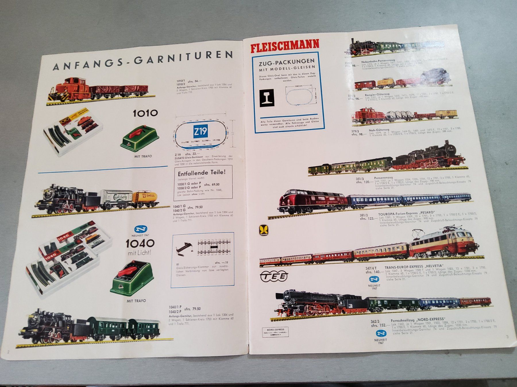 Fleischmann Modellini di ferrovie: Alter FLEISCHMANN Modelleisenbahn Katalog 1967 – Usato da Grüningen venduto da VENOM59 5