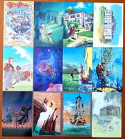 12 X CARTES POSTALES FESTIVAL BD FERNEX (AIN) 500 EX. EO