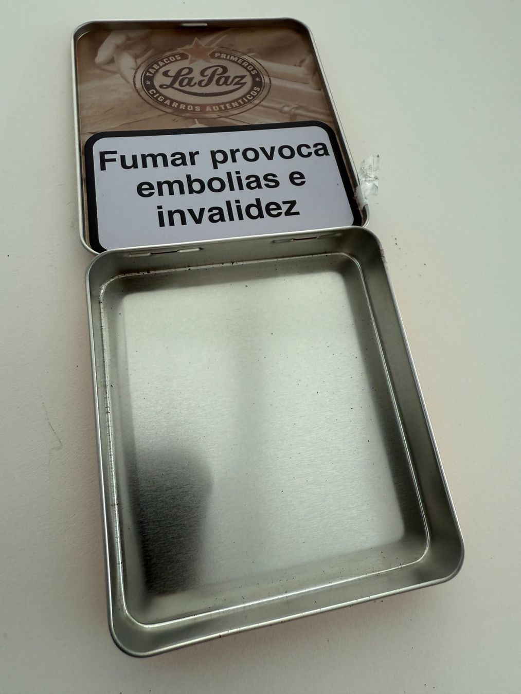 Altri Prodotti per fumatori: Metall Zigarrillo-Box "La Paz Primeros Tabacos" – Nuovo (secondo la descrizione) da Unterengstringen venduto da Tnovus 3