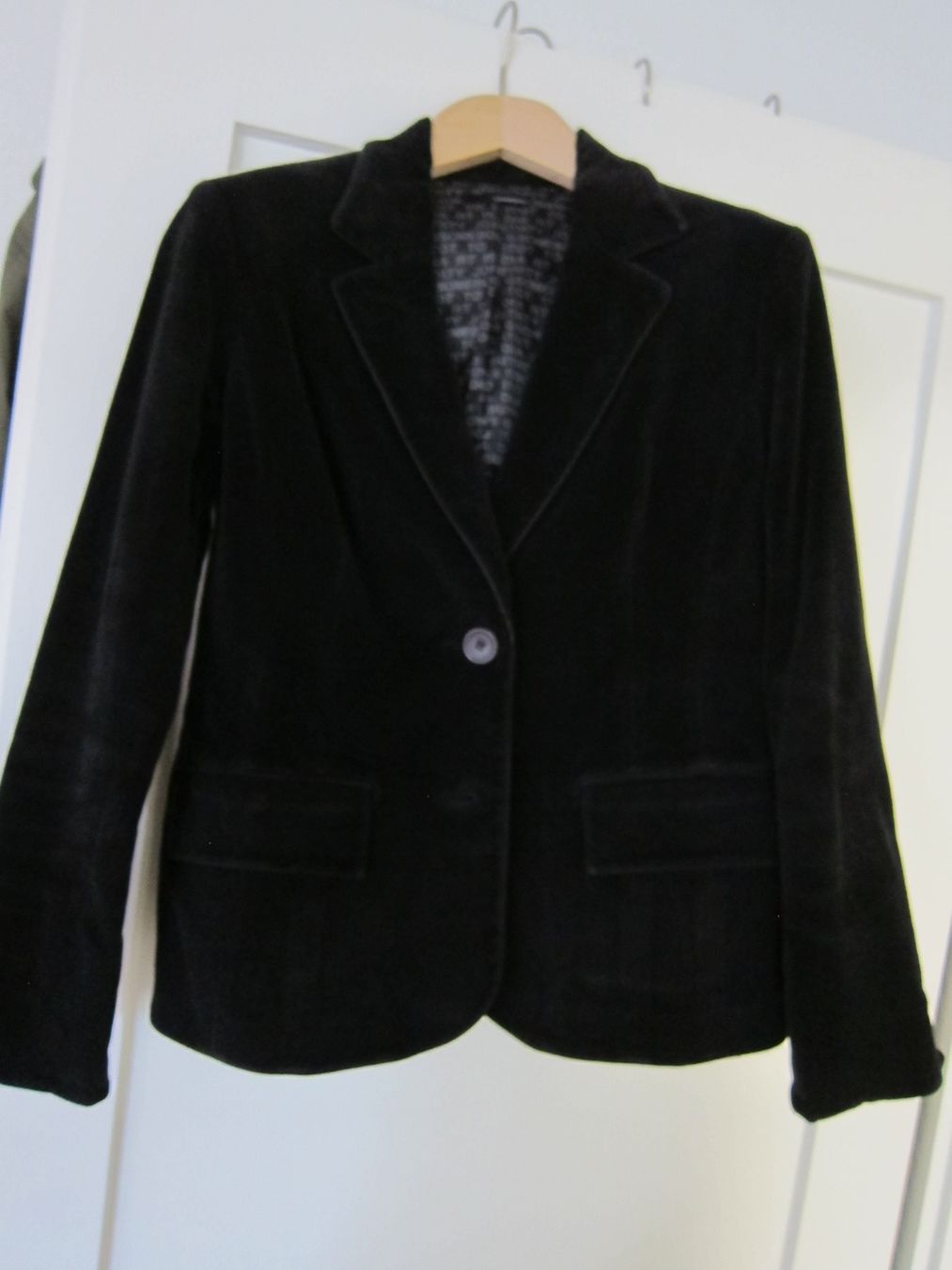 Giacche: Jacke, Blazer loftdesignby, schwarzer Samt – Usato da Zürich venduto da Italia58 5