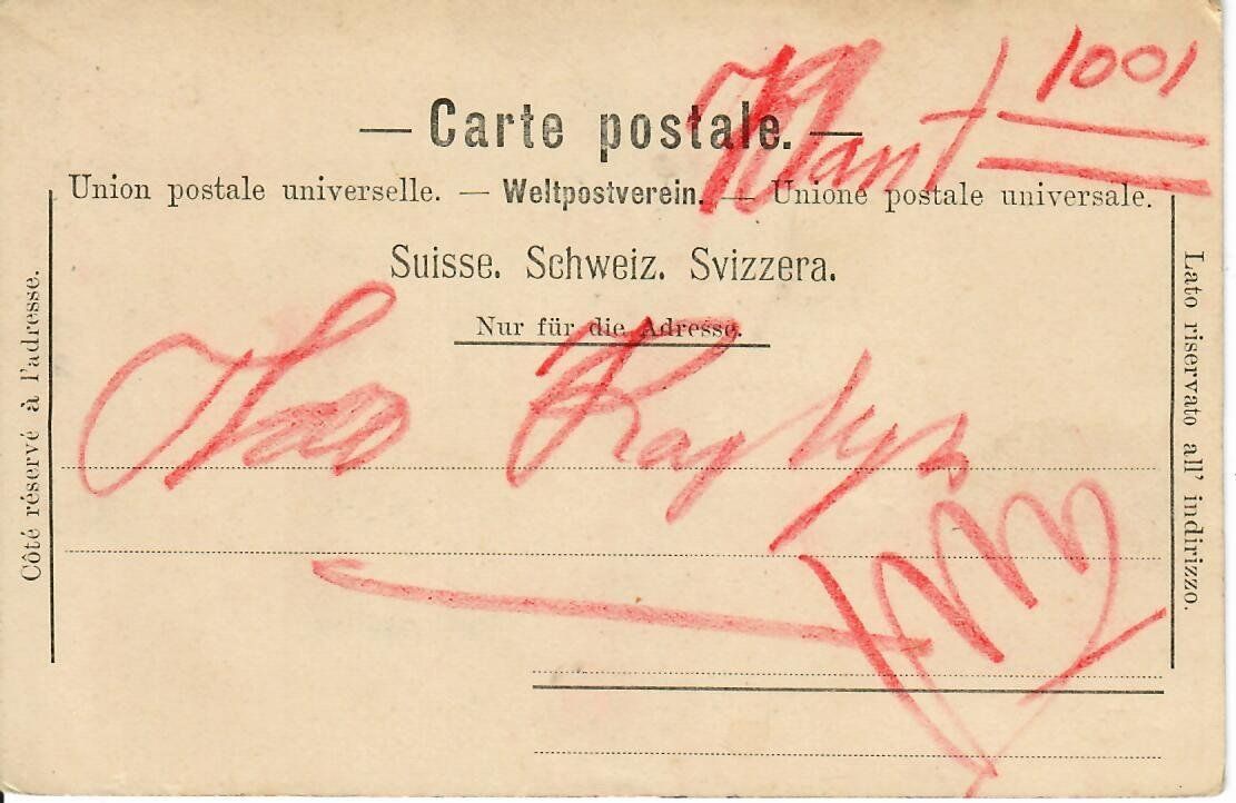 Ansichtskarten: Gruss aus Basel - Hotel Schweizerhof – Gebraucht aus Hochdorf von Ziegel-16 1