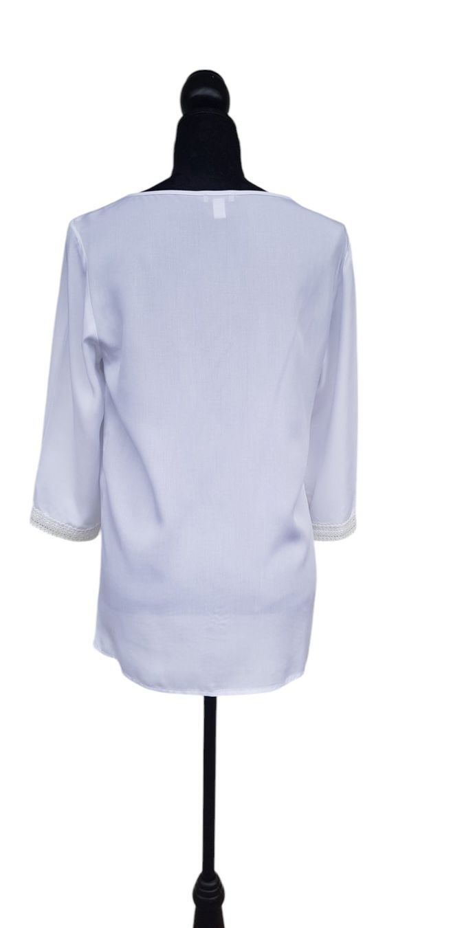 Top: Top Tunika weiss Alba Moda Gr. 36 – Nuovo (secondo la descrizione) da Mörschwil venduto da wunderkiste44 1