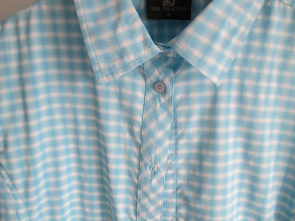 Camicette: Bluse/Wanderbluse von Trevolution, Gr. 40, hellblau/weiss – Usato da glattfelden venduto da carlo046 1