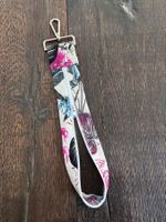Jackenparkplatz mit Reissverschluss Blumenmuster Stoff neu