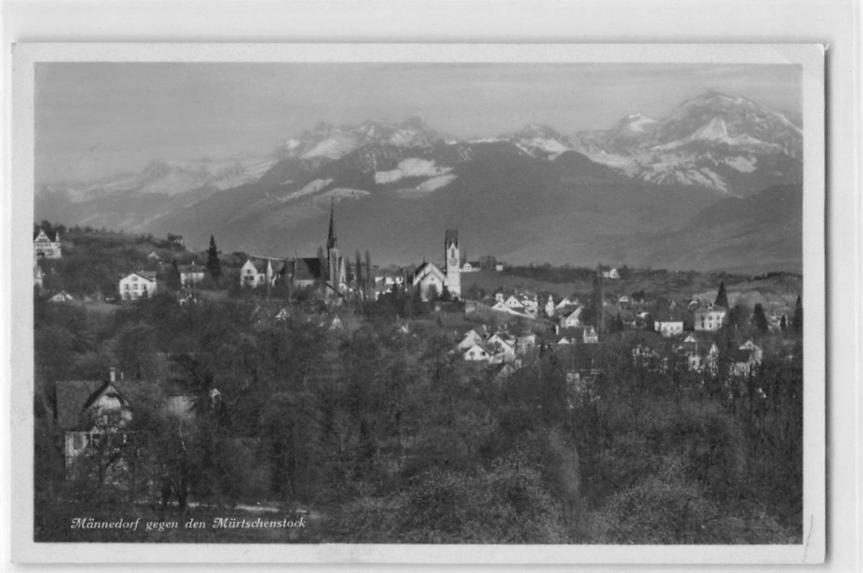 Cartoline postali: Gruss aus MÄNNEDORF - alte Postkarte – Usato da Winterthur venduto da SchatzchischtliWinti