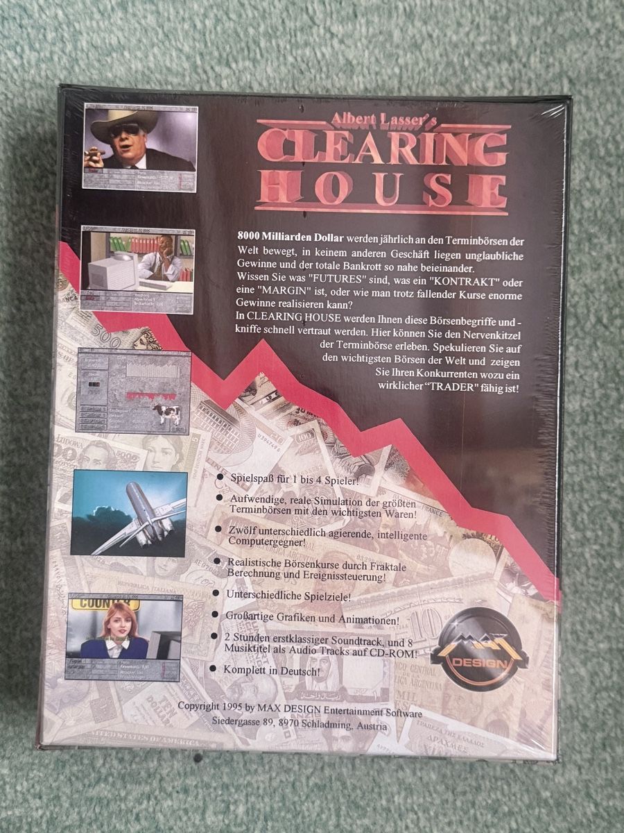 Jeux: Retro Big Box PC Game „Clearing House“ SEALED – Neuf avec emballage d'origine à Birmensdorf ZH par alexapat 1