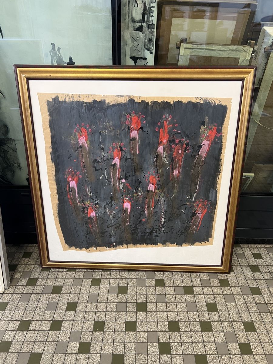 Dipinti: Tableau Abstrait Signé  Art Original et Unique. – Usato da Genève venduto da Leboucheoreilles