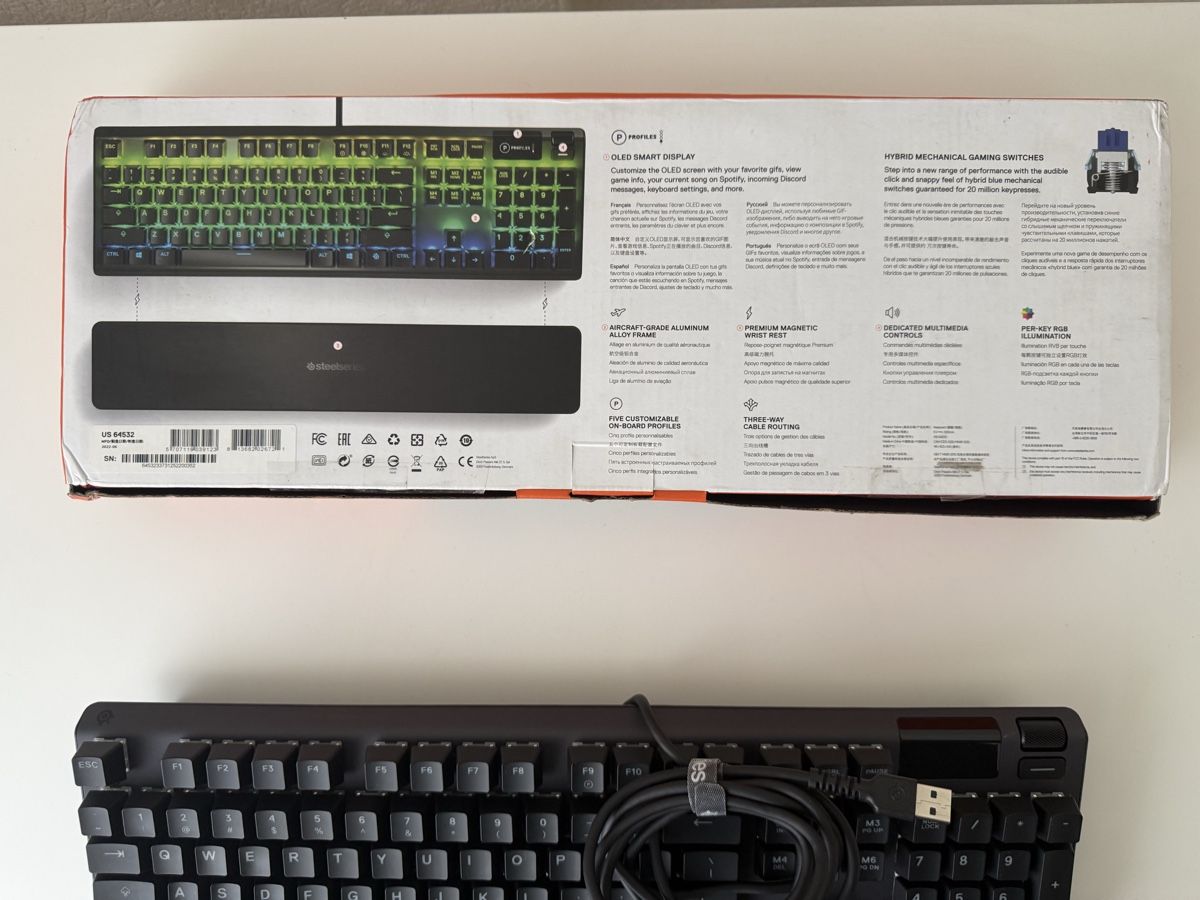 Steelseries Tastiere: SteelSeries Apex 5 Hybrid Mechanical Keyboard – Nuovo (secondo la descrizione) da Genève venduto da ali_5msd 5