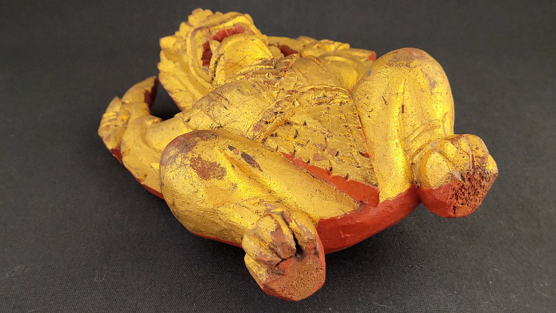 Sculture & Statue: Asiatische Holzfigur handgeschnitzt – Usato da Basel venduto da spinne02 6