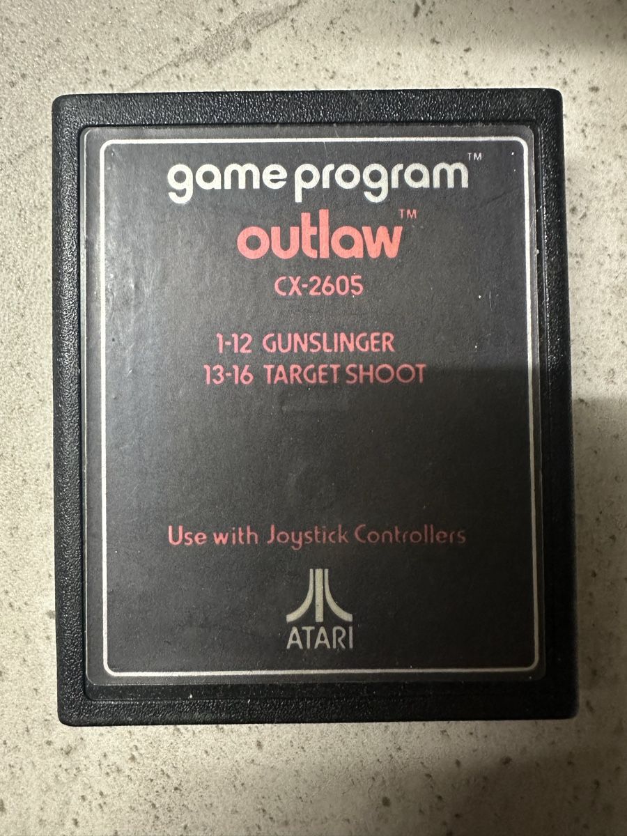 Atari Giochi: Outlaw für Atari 2600 – Usato da Kestenholz venduto da Matti_10