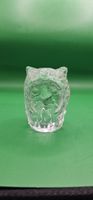 Vintage Pukeberg Glas Paperweight Eule