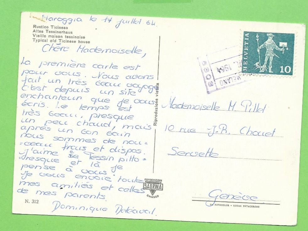 Cartoline postali: Altes Tessinerhaus – Usato da Zürich venduto da t24_de 1