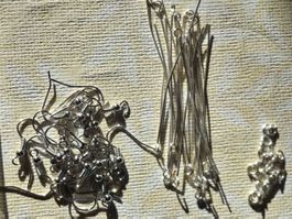 62 Stk KIT für 10 paar Ohrringe 20 Stäbe 22 Ringe DIY