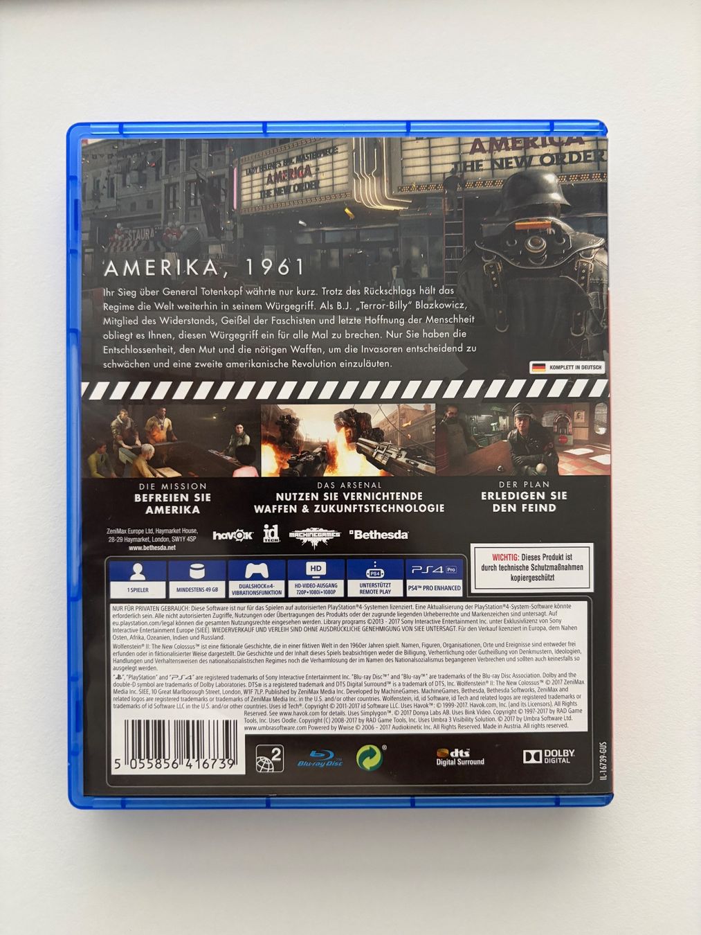 Sony Giochi: PS4 Wolfenstein 2 – Usato da Reinach BL venduto da Gametrader 1