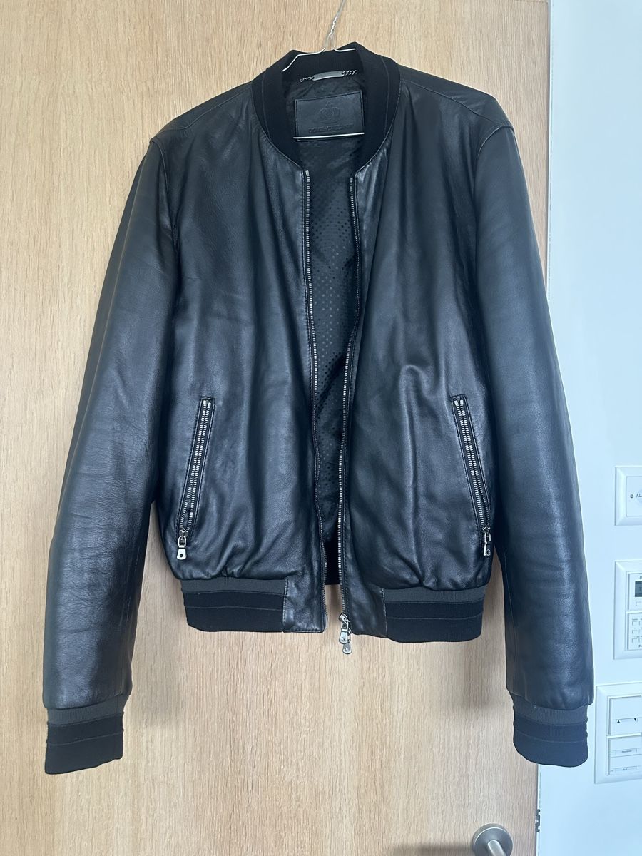 Dolce & Gabbana Giacche: Dolce & Gabbana Leather Bomber Jacket - Men's Size 50 – Nuovo (secondo la descrizione) da Richterswil venduto da Ramar05