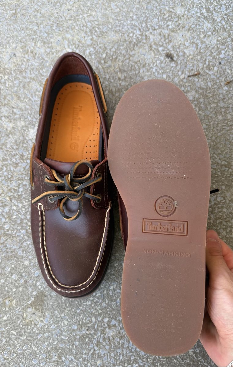Scarpe da uomo: Timberland Classic Bootsschuh – Nuovo (secondo la descrizione) da Oberwil b. Zug venduto da Ikarus71 2