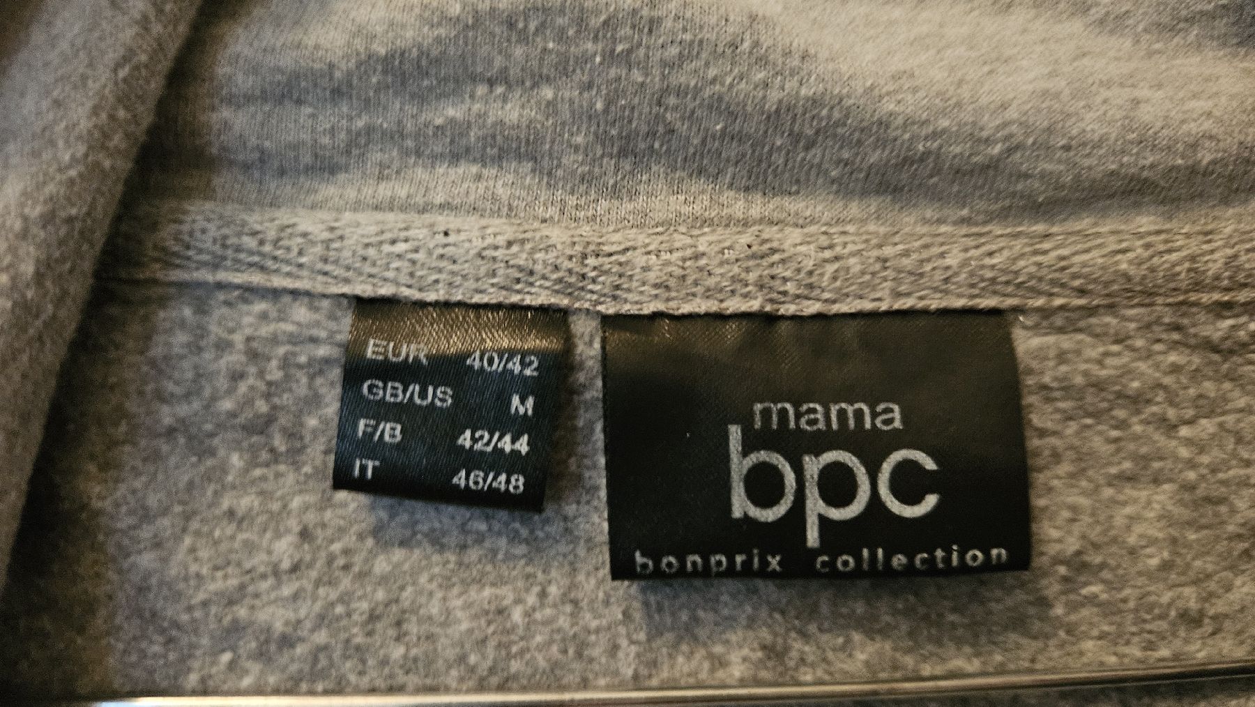 C&A Maglioni & Felpe: Felpa premaman bpc cotone grigio tg. 40/42 – Usato da Melano venduto da H-Sara 3