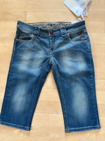 MOGUL Damen Jeans Shorts in Gr. 29, Blau, NEU