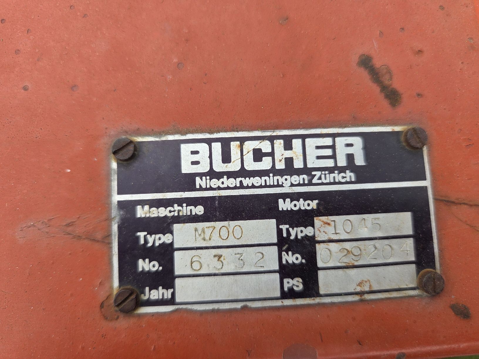 Bucher Tutte le macchine: Bucher M700 mit Treibachsanhänger – Usato da Sargans venduto da fab_99qf 4