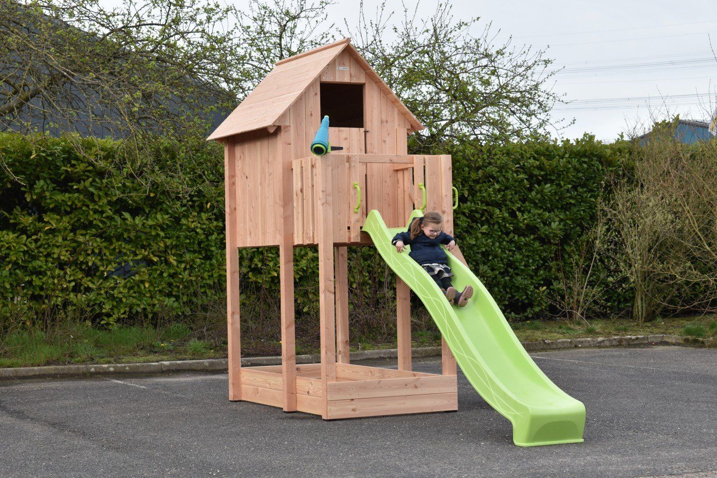 Casette per bambini: Spielturm Dream mit Rutsche Plattformhöhe: 120cm oder 150cm – Nuovo e nell'imballaggio originale da Amsoldingen venduto da Sanilu 2
