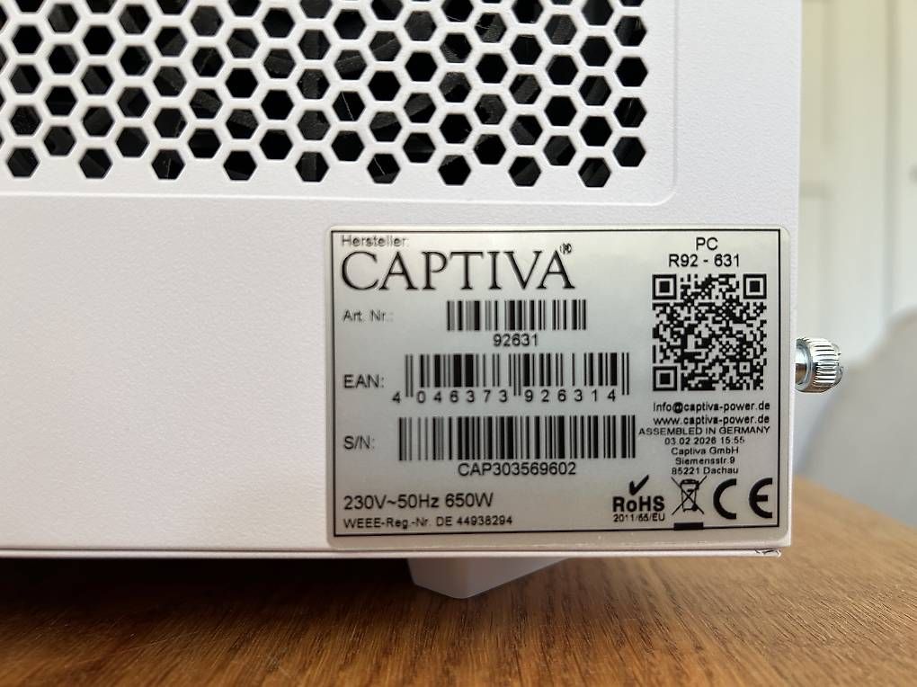 PC: CAPTIVA ADVANCED GAMING R92-631 – Usato da Bern venduto da ste_y2yl 4