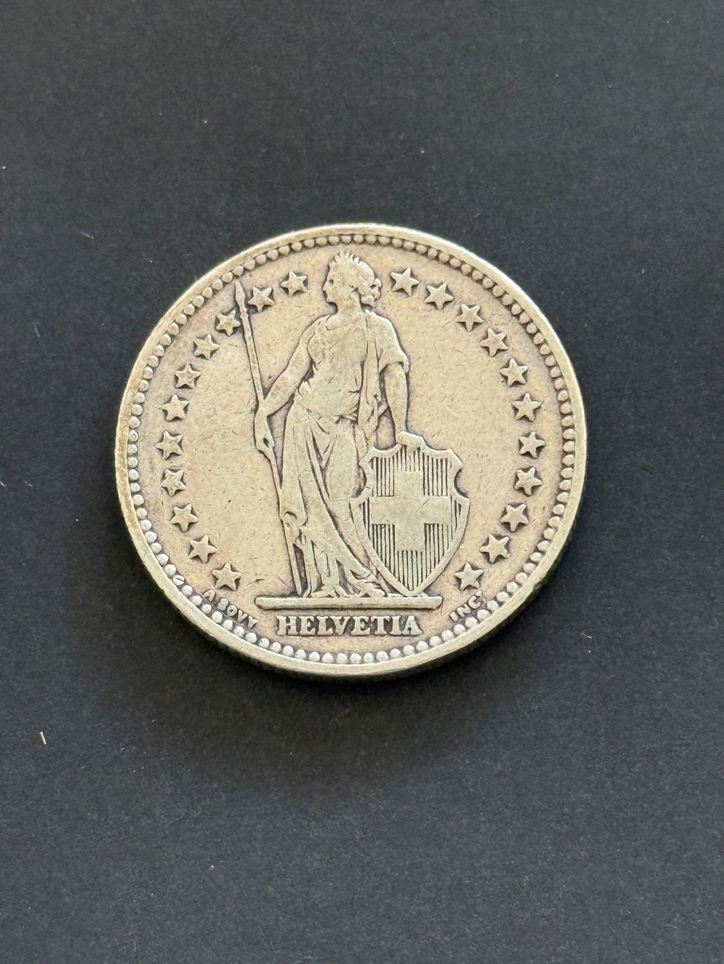 Tutti le monete: 2 Franken 1908  sehr Rar – Usato da Wallisellen venduto da SWISS_SILVER1 1