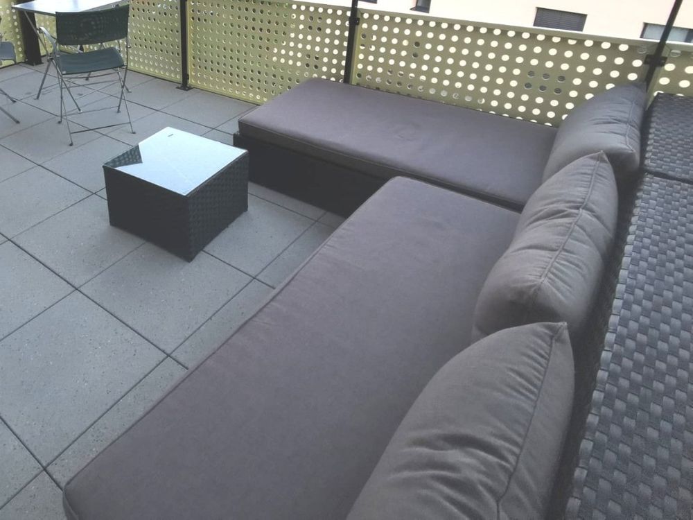 Rattan Garten/Balkon Lounge L Form Kaufen auf Ricardo