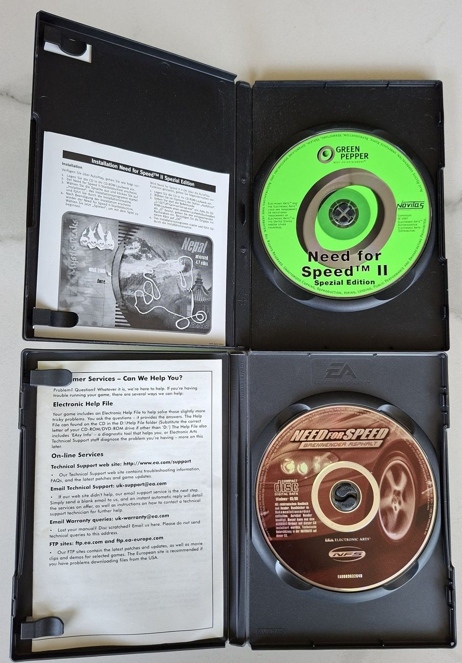 Giochi: Need for Speed 1+2 PC CD-ROM gebraucht – Usato da Ziefen venduto da MullerD 2