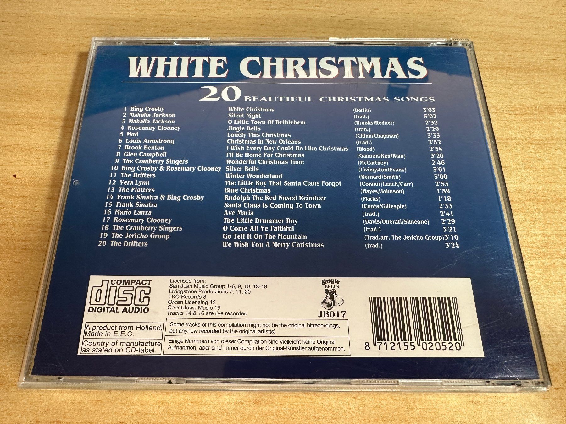CD: J3 Various – White Christmas – Usato da Rikon im Tösstal venduto da Alpenmutz 1