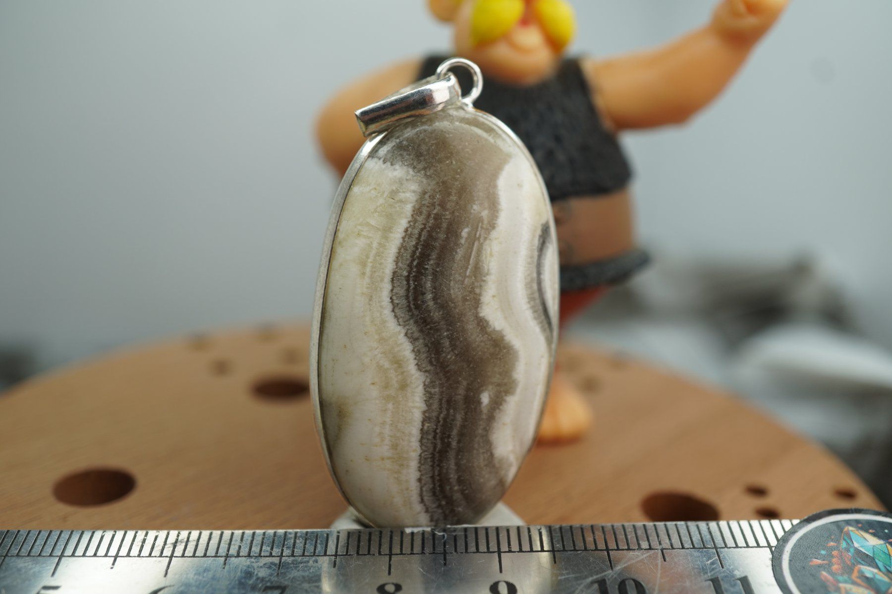 Minerali & Pietre curative: Aragonit   925 Silber   Anhänger  "TOPSTONE" – Nuovo e nell'imballaggio originale da Eschenbach SG venduto da topstone