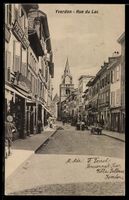 AK Yverdon, la rue du Lac à la hauteur du commerce de papier