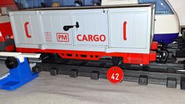 Playmobil 5264 RC-Train Güterwagen offen grau/rot (TOP!)