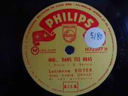 Lot de 8 disques 78 tours de Lucienne Boyer - (Lot 08)