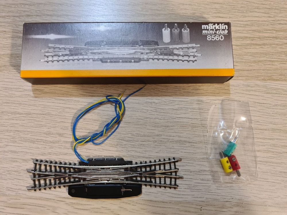 Märklin Mini Club Z - Traversée-jonction Double Réf. 8560 - Occasion Comme Neuf
