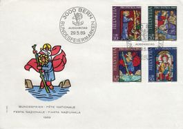 1969 Pro Patria FDC 3000 Bern