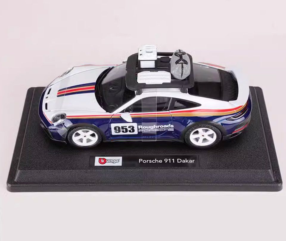 Bburago Modellini d'auto: Porsche 911 Dakar – Nuovo e nell'imballaggio originale da Fribourg venduto da 911cc 3