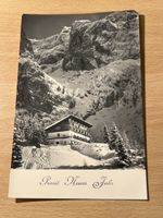 Alte Winter Postkarte, Prosit Neues Jahr, Hotel Miramonti