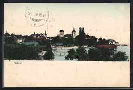 Arbon, Ortsansicht mit Wassersteg aus de