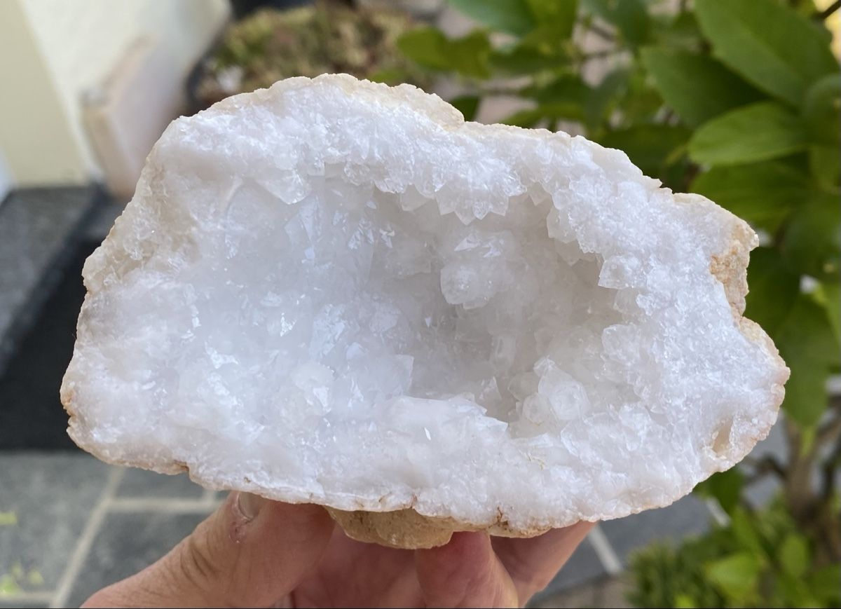 Mineralien & Heilsteine: Schöne Quarz Geode  – Gebraucht aus Selzach von 321compac 3