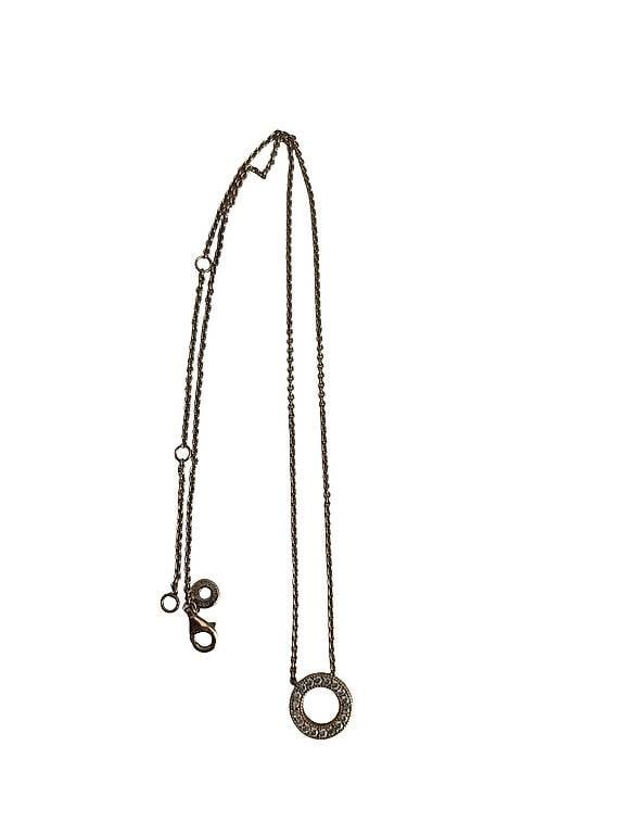 Catenine: Pandora Rose Pavé Circle Collier 45 cm – Usato da Gunzwil venduto da mku_pv6y