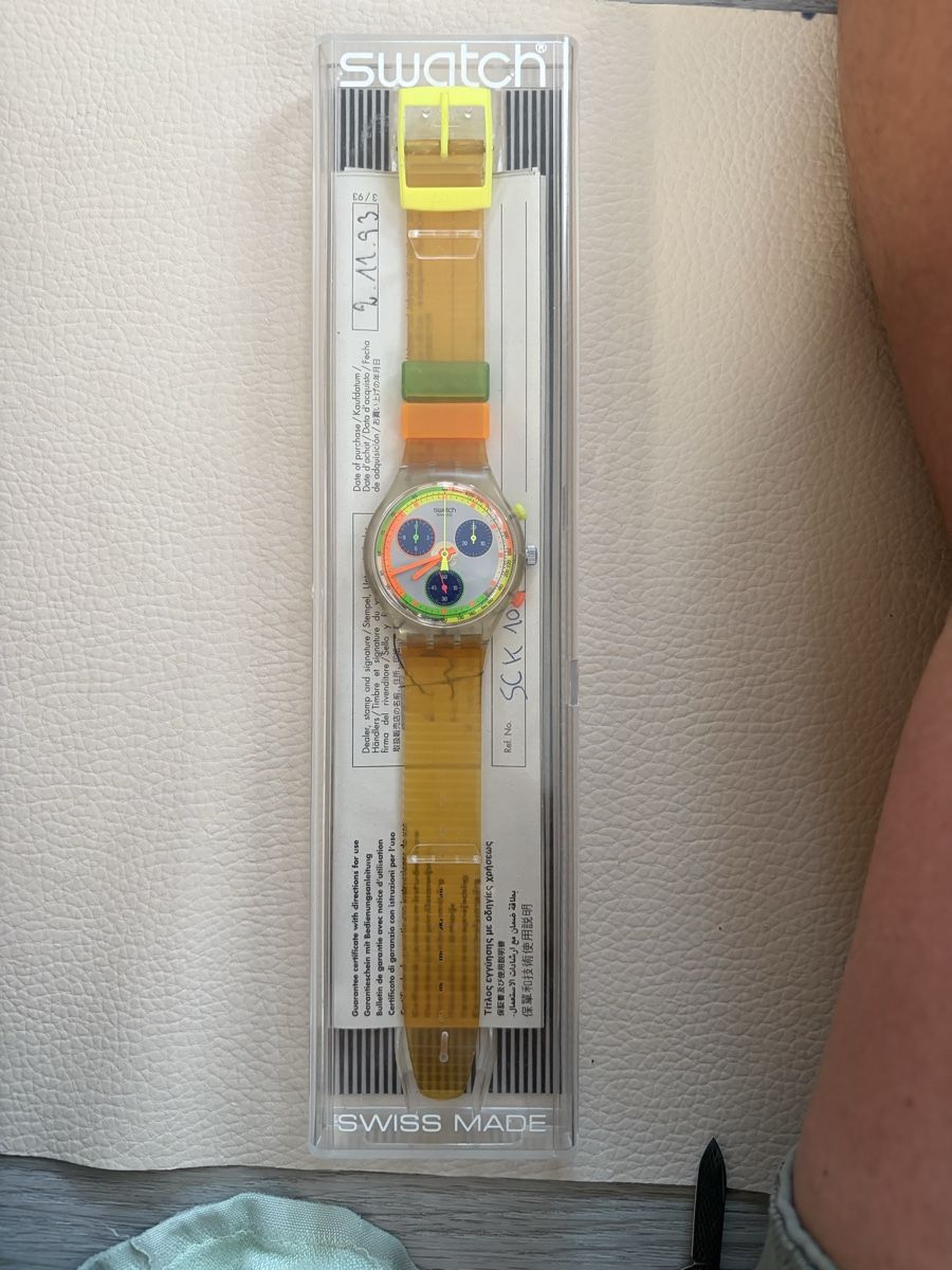 Swatch Orologi: Montre Swatch SCK104 Chrono – Nuovo (secondo la descrizione) da Posieux venduto da Angeles82 1